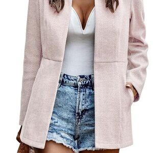 Elegant Pink Women's Blazer